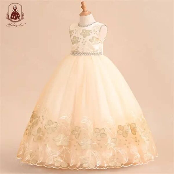 Robe princesse pour enfants de 6-12 ans